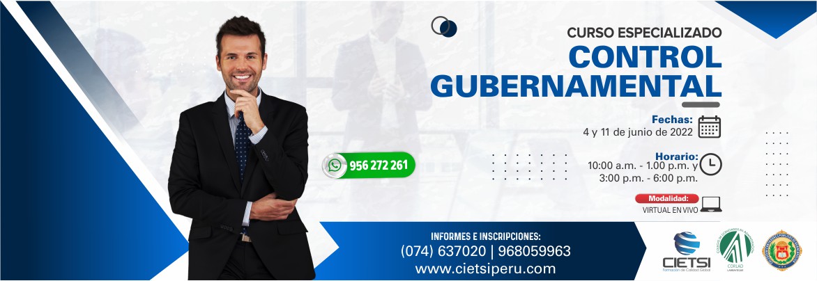 curso especializado control gubernamental 2022